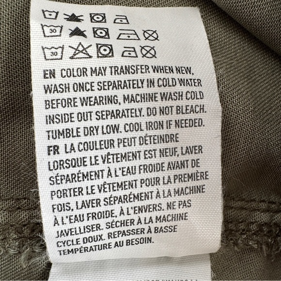 American Eagle Outfitters Boyfriend Fit, button down shirt with long  sleeves - Picture 12 of 12